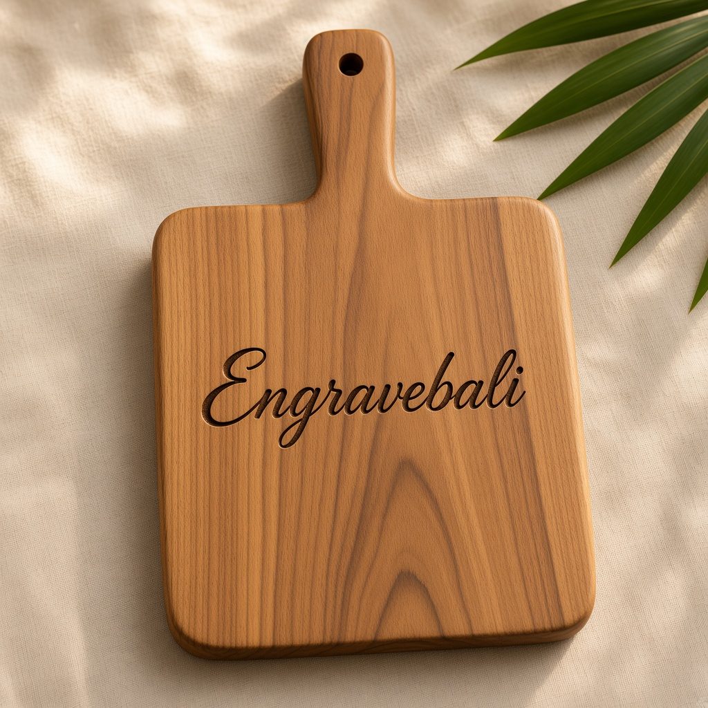Serving Board – souvenir kayu custom grafir Engravebali Bali